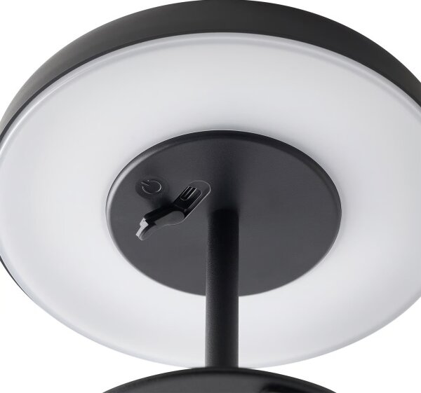 Nordlux - Lampada solare a LED ELMER LED/2W/3,7V IP44 nera