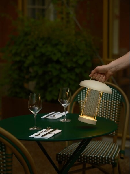 Nordlux - LED dimmerabile. Lampada da tavolo ricaricabile con controllo touch MIRANO LED/3W/3,7V beige