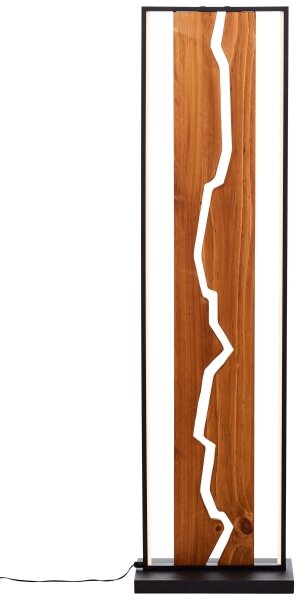 Brilliant - Lampada da terra LED THUNDER LED/18W/230V in pino