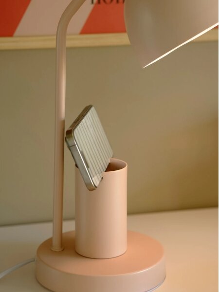 Nordlux - Lampada da tavolo DEVONE 1xE27/15W/230V rosa
