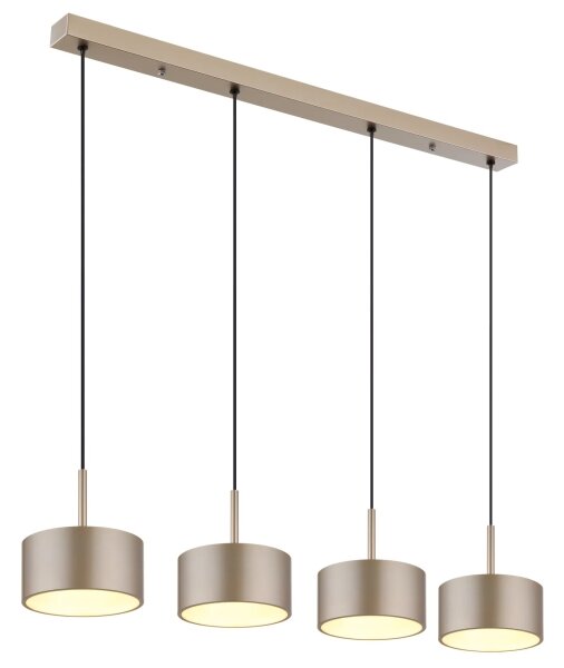 Globo 56964-4H - Lampadario sospeso su cavo RAYMOND LED/40W/230V 3000K ottone