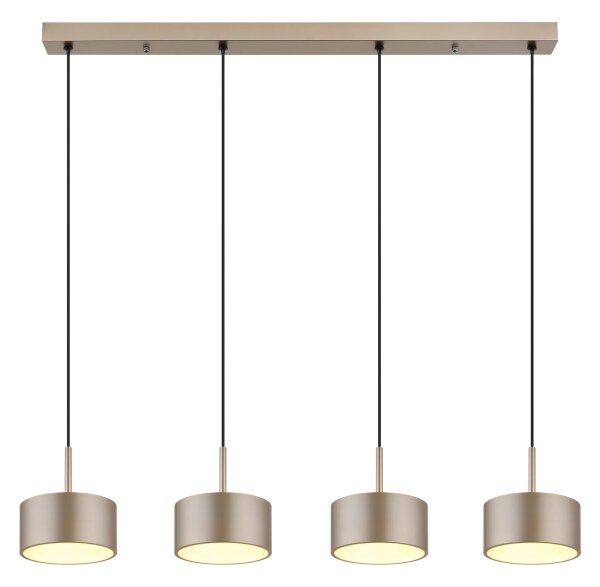 Globo 56964-4H - Lampadario sospeso su cavo RAYMOND LED/40W/230V 3000K ottone