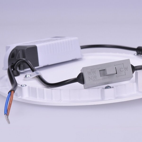Solight WD147 - Faretto LED da incasso 6W/230V 3000/4000/6000K 12x12 cm bianco