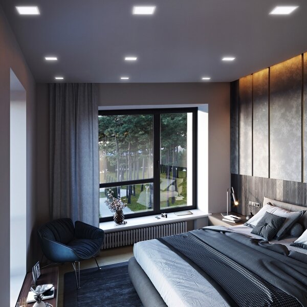 Solight WD147 - Faretto LED da incasso 6W/230V 3000/4000/6000K 12x12 cm bianco