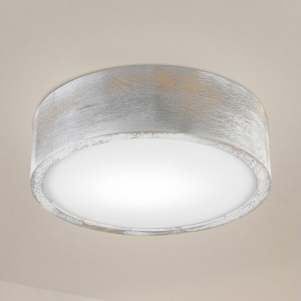 Brilagi - Plafoniera PINO 1xE27/15W/230V pino/argento diam. 27,5 cm