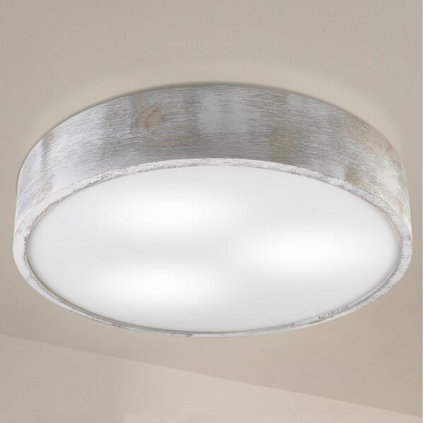 Brilagi - Plafoniera PINO 3xE27/15W/230V in pino/argento diam. 47,5 cm