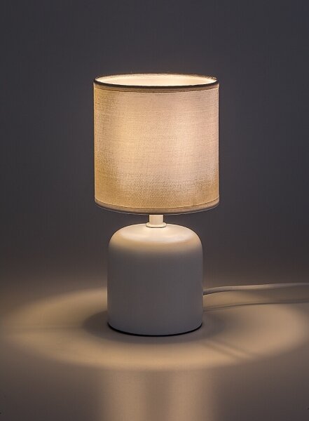 Rabalux 74052 - Lampada da tavolo DAPHNI 1xE14/40W/230V bianca