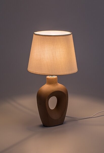 Rabalux 74080 - Lampada da tavolo MADELOR 1xE14/25W/230V marrone