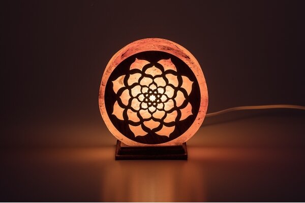 Rabalux 76031 - Lampada di sale MANDALI 1xE14/15W/230V