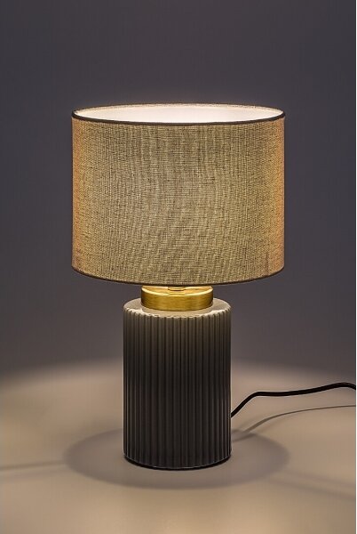 Rabalux 74045 - Lampada da tavolo GLOVY 1xE14/40W/230V grigia