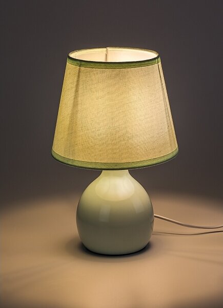 Rabalux 74077 - Lampada da tavolo INGRID 1xE14/40W/230V menta