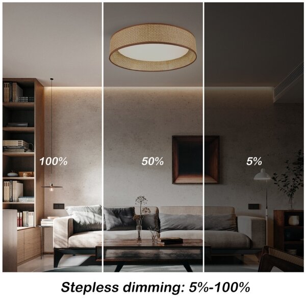 Immax NEO 07288L - LED+CCT dimmerabile plafoniera LONA 36W/230V diam. 45,5 cm + telecomando
