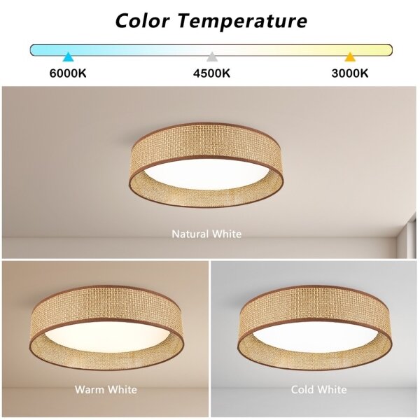 Immax NEO 07288L - LED+CCT dimmerabile plafoniera LONA 36W/230V diam. 45,5 cm + telecomando