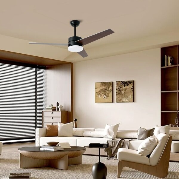 Immax NEO 07285L - LED+CCT dimmerabile ventilatore da soffitto VARIABILE 24W/230V Wi-Fi Tuya+telecomando