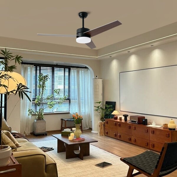 Immax NEO 07285L - LED+CCT dimmerabile ventilatore da soffitto VARIABILE 24W/230V Wi-Fi Tuya+telecomando