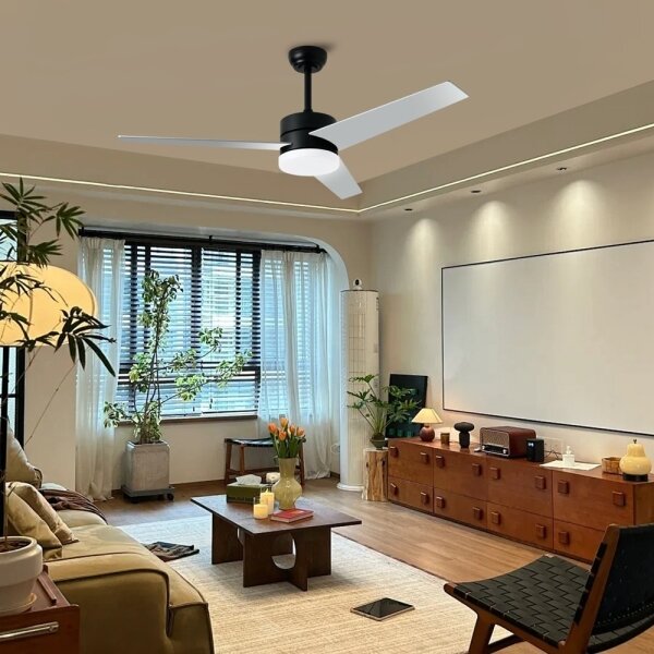 Immax NEO 07285L - LED+CCT dimmerabile ventilatore da soffitto VARIABILE 24W/230V Wi-Fi Tuya+telecomando