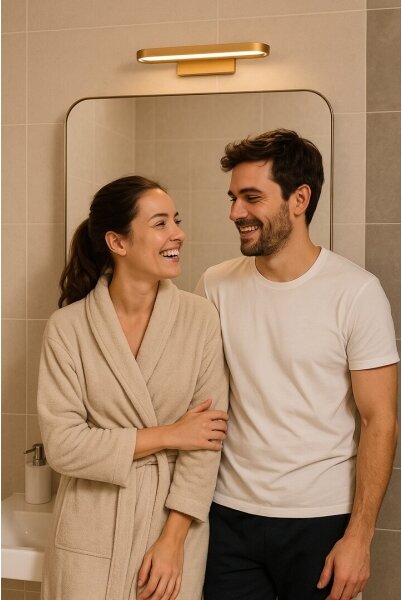 Rabalux 75055 - Illuminazione LED per specchio da bagno ODRAN LED/15W/230V IP44 40 cm