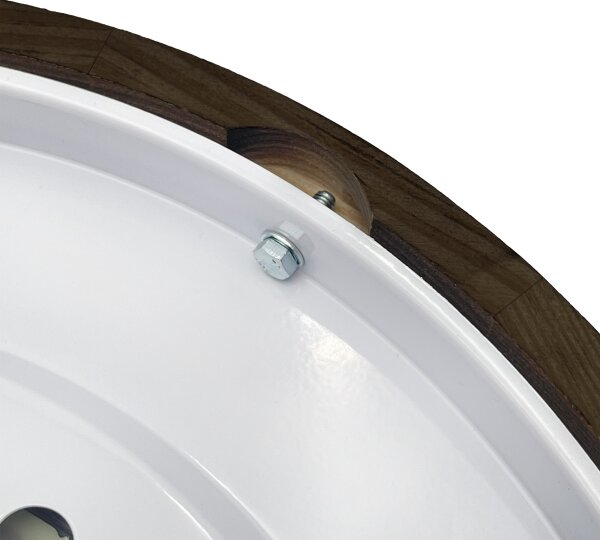 Brilagi - Plafoniera LED CARVALHO SMOKEY LED/36W/230V, finitura in rovere, diam. 47,5 cm