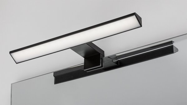 Rabalux 75024 - Illuminazione LED per specchio da bagno LORIC LED/6W/230V IP44 30 cm nero