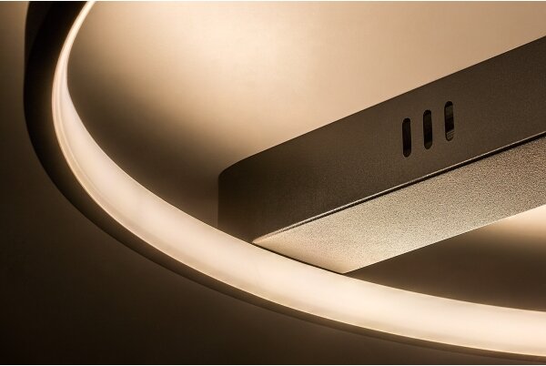 Rabalux 71344 - Plafoniera LED BELIZA 45W/230V 3000K 50x55 cm nera