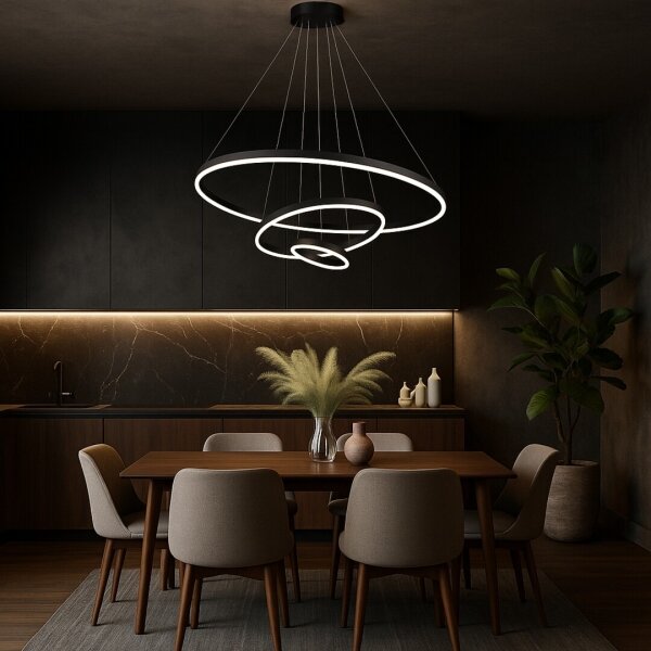 Rabalux 72306 - Lampadario LED dimmerabile a sospensione su cavo ISAURE LED/100W/230V 3000-6500K + telecomando