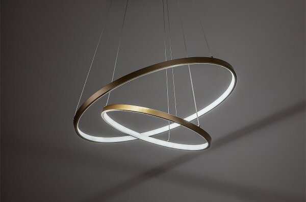Rabalux 72348 - Lampadario a sospensione dimmerabile a cavo LED BELIZA LED/75W/230V 3000-6500K+telecomando