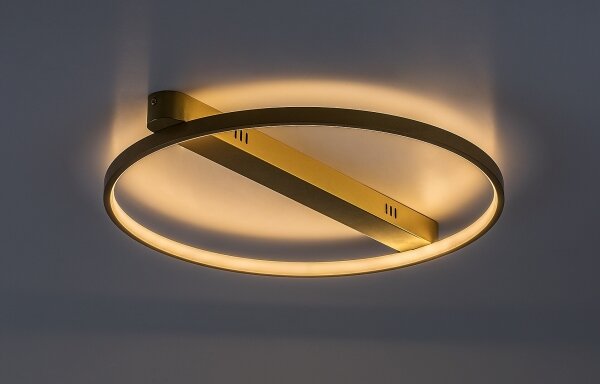 Rabalux 71347 - Plafoniera LED BELIZA LED/45W/230V 3000K 50x55 cm oro