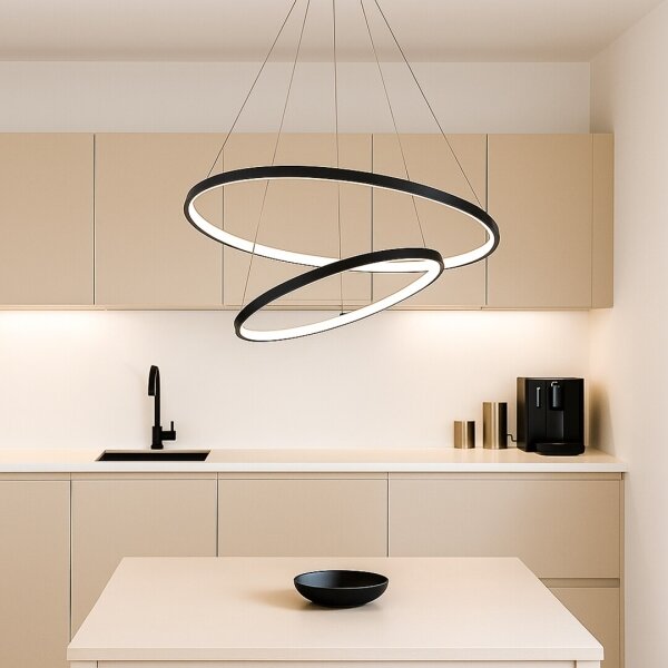 Rabalux 72345 - Lampadario LED dimmerabile a sospensione con cavo BELIZA LED/75W/230V 3000-6500K+telecomando