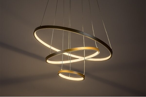 Rabalux 72349 - Lampadario dimmerabile a sospensione con cavo BELIZA LED/90W/230V 3000-6500K + telecomando