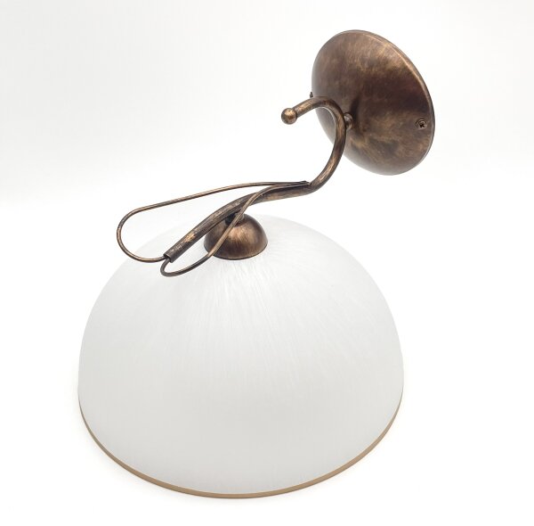 Lampada da parete COBRA 1xE27/60W/230V bronzo/patina
