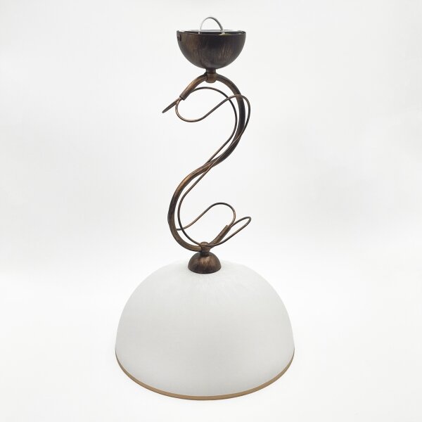 Lampadario a stelo COBRA 1xE27/60W/230V diam. 30 cm bronzo/patina