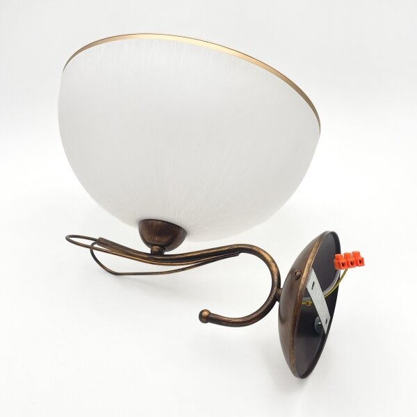 Lampada da parete COBRA 1xE27/60W/230V bronzo/patina