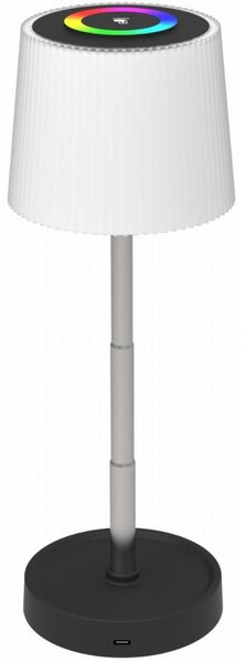 LED RGBW dimmerabile lampada da tavolo ricaricabile per esterni LED/2W/5V IP44 1200 mAh grigia