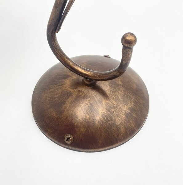 Lampada da parete COBRA 1xE27/60W/230V bronzo/patina