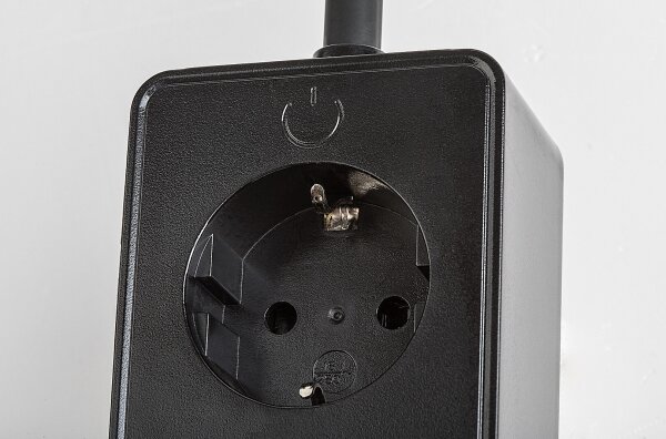 Rabalux 71284 - Lampada da parete LED dimmerabile TIVRO 4W/230V con porta USB integrata per presa a muro, nera