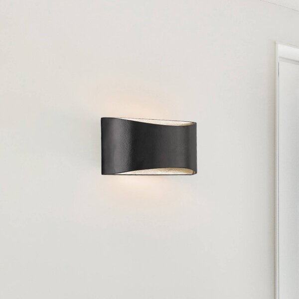 Applique LED Arles, dimming, nero