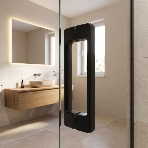 Maniglia per porta doccia Rea 02 Black