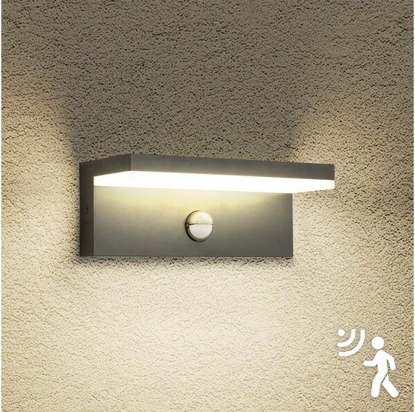 Brilagi-LED Applique da esterno con sensore TESSI LED/10W/230V antracite IP54