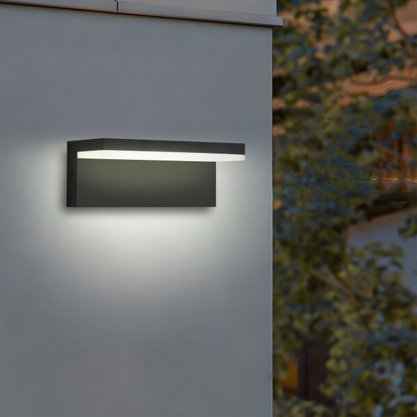 Brilagi - Applique da esterno LED TESSI LED/10W/230V nera IP54