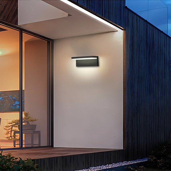 Brilagi - Applique da esterno LED TESSI LED/10W/230V nera IP54