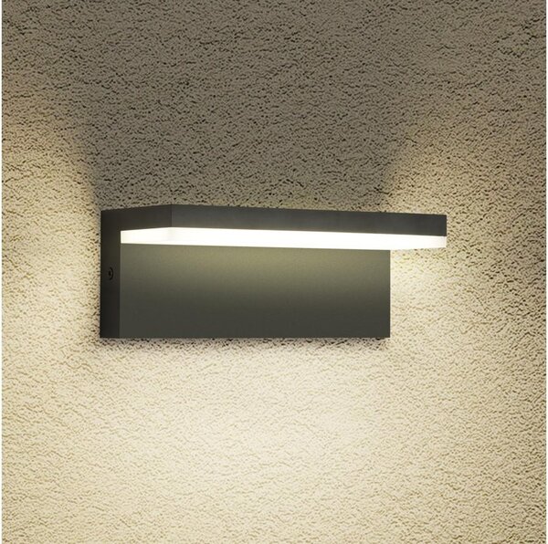Brilagi - Applique da esterno LED TESSI LED/10W/230V nera IP54