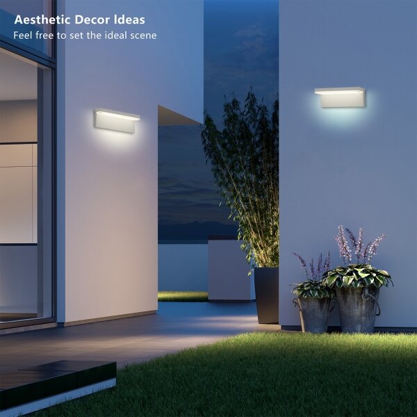 Brilagi - Applique da esterno LED TESSI LED/10W/230V bianco IP54