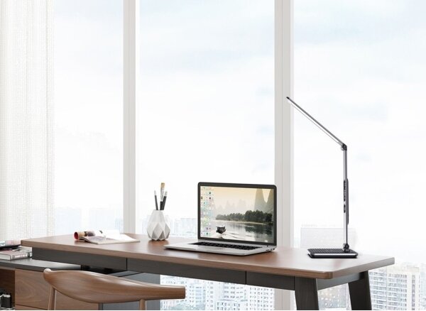 Immax 09105L - Lampada da tavolo LED+CCT dimmerabile con ricarica wireless Qi IDEAL 8,5W/230V