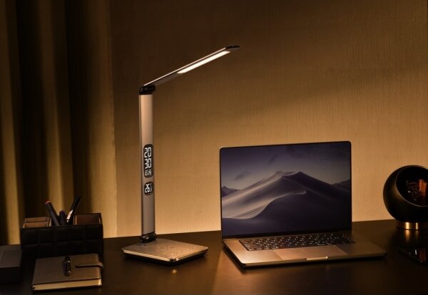 Immax 09105L - Lampada da tavolo LED+CCT dimmerabile con ricarica wireless Qi IDEAL 8,5W/230V