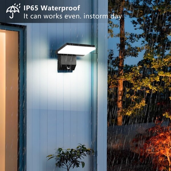 Immax 08513L - Lampada da parete LED per esterni con sensore MODERN LED/18W/230V IP65