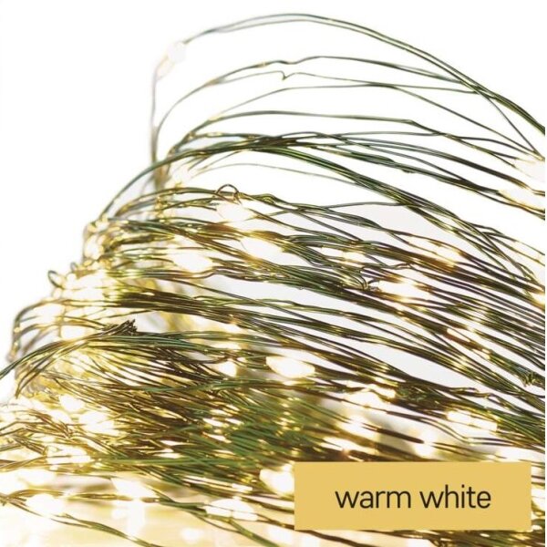 Catena luminosa natalizia LED da esterno 40xLED/9m IP44 bianco caldo