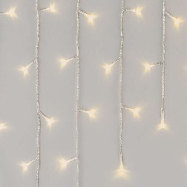 Catena luminosa LED per esterni 300xLED/8 modalità 10 m IP44 bianco caldo + telecomando