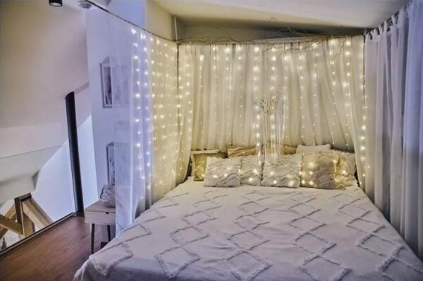 Catena luminosa LED per esterni 300xLED/8 funzioni 5,9 m IP44 bianco caldo