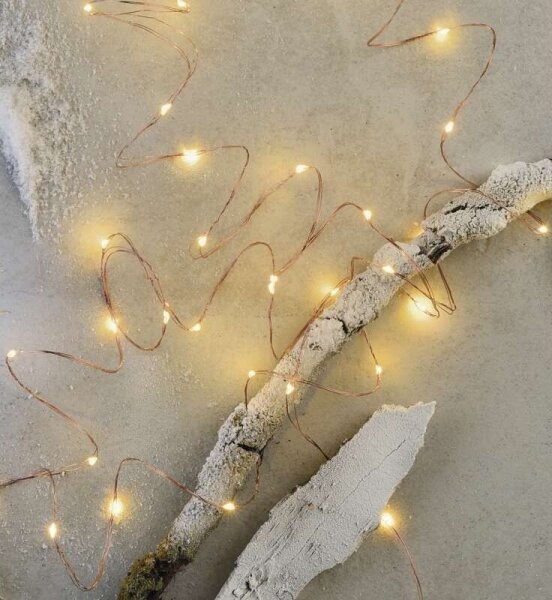Catena luminosa LED da esterno 40xLED/9m IP44, bianco caldo
