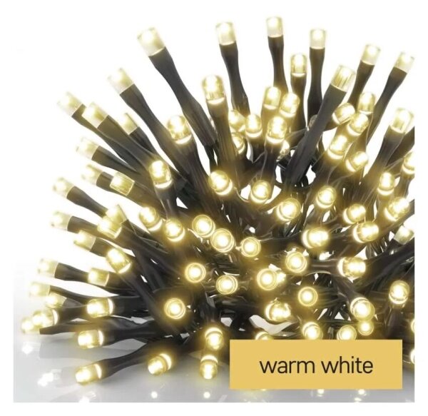 LED Catena per esterni 100xLED/2,5x0,9m IP44 bianco caldo